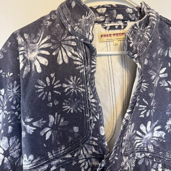 NEW $168 FREE PEOPLE LUA BED FLORAL JACKET M L - Picture 4 of 5
